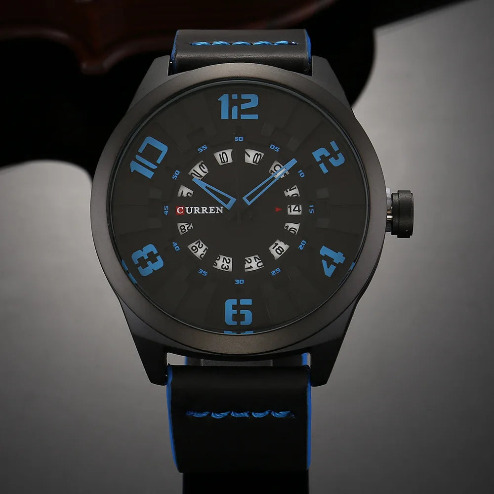 Casual Luxury Watches Leather-8258