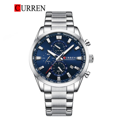 CURREN Stainless Steel Watch For Men With Box